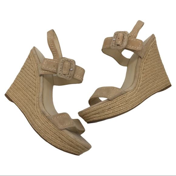 Marc Fisher Hipiee2 Suede Wedge Sandals - 9.5 - Picture 6 of 12
